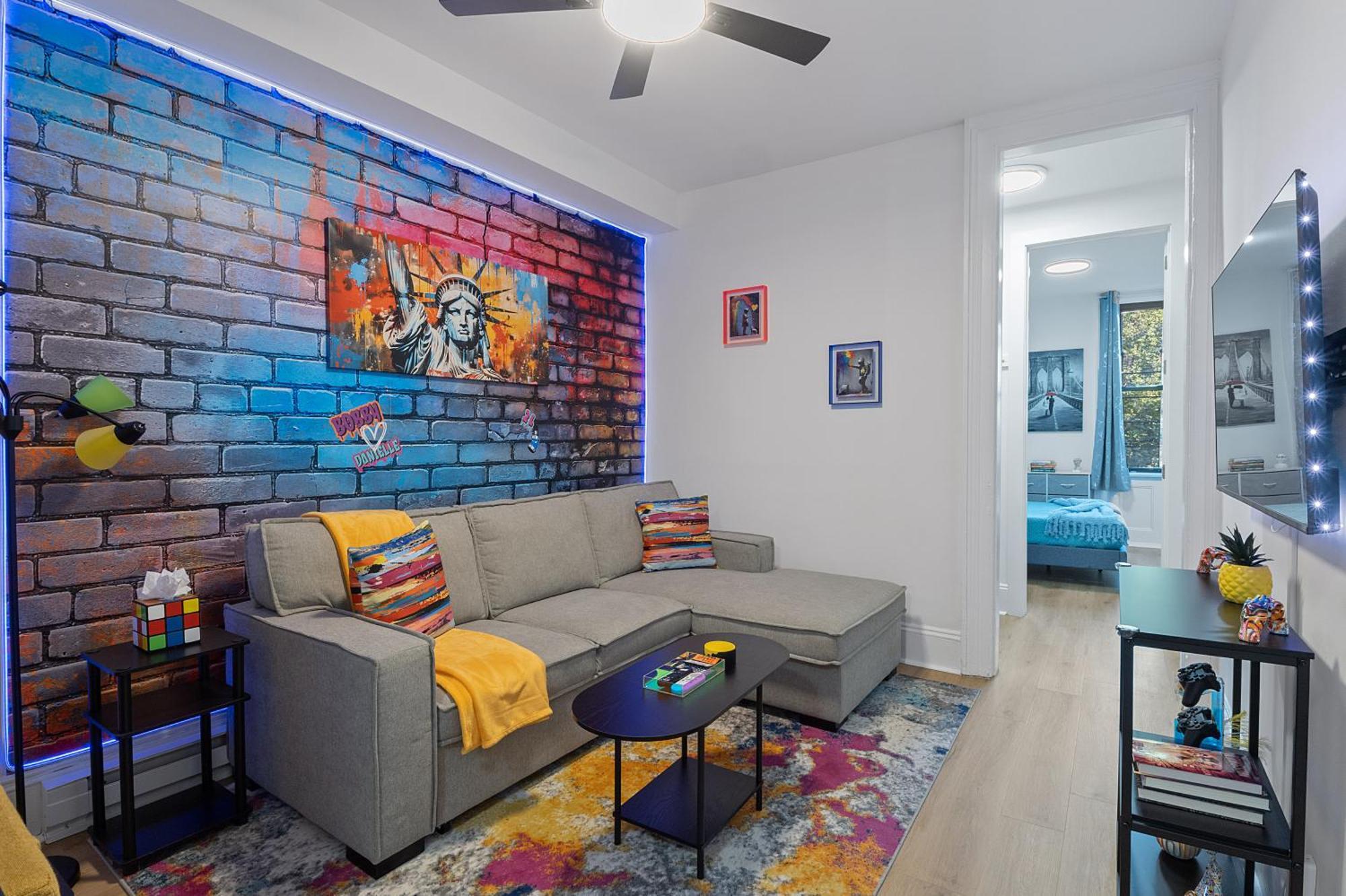 Апартаменты Funky & Colorful Urban Getaway, 20 Minutes To Nyc Хобокен Экстерьер фото